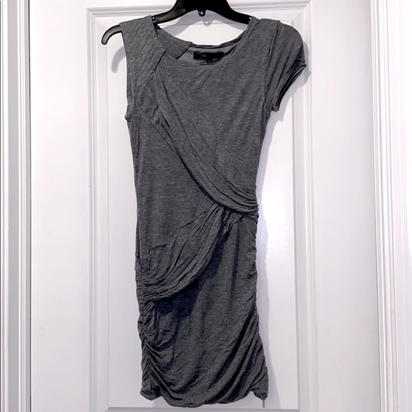 BCBGMaxAzaria gray dress - Picture 4 of 7